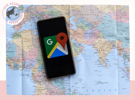 Her Asian Adventures. Reasons to buy a local SIM card while traveling abroad. navigate with google maps. Best sim card for traveling Asia. How to stay connected traveling. 