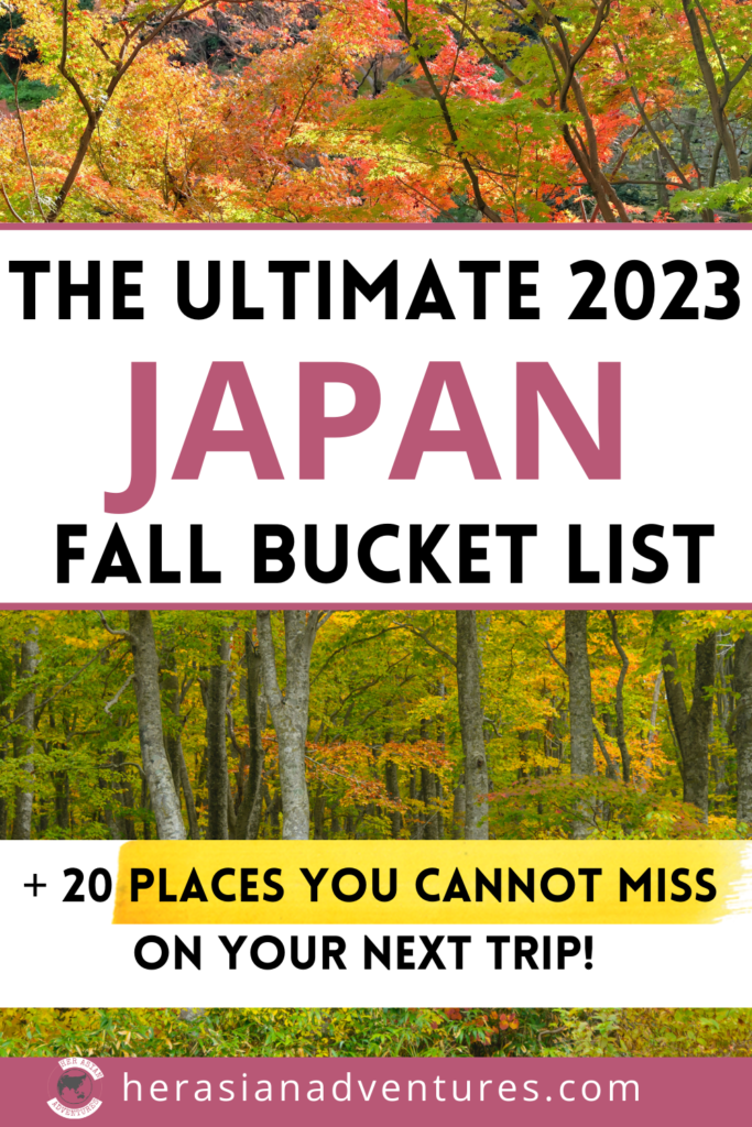 Her Asian Adventures. Travel Japan in the fall. Autumn vibes. Fall aesthetic. Fall things to do. Holiday family photos. Japan travel. Japan itinerary. Fall bucket list