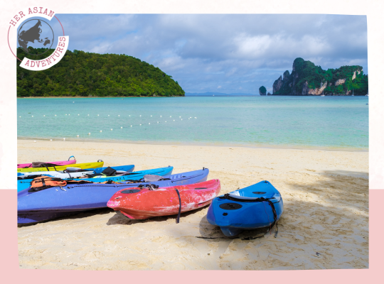 Her Asian Adventures | Best things to do in phi phi island | Best things to do in koh phi phi | Phi Phi Island Night life | Phi Phi Viewpoint | Phi Phi Fire Show | Party Island | kayaking from phi phi to monkey beach