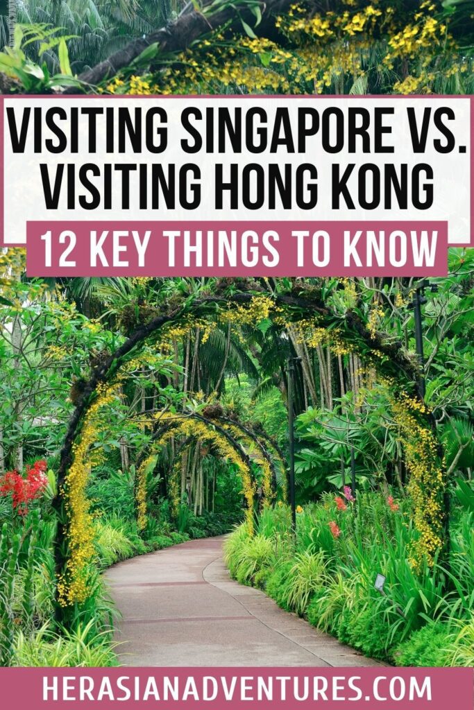 hong kong vs singapore which is better