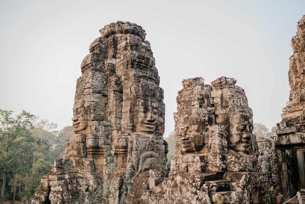 The Bayon Temple in Siem Reap